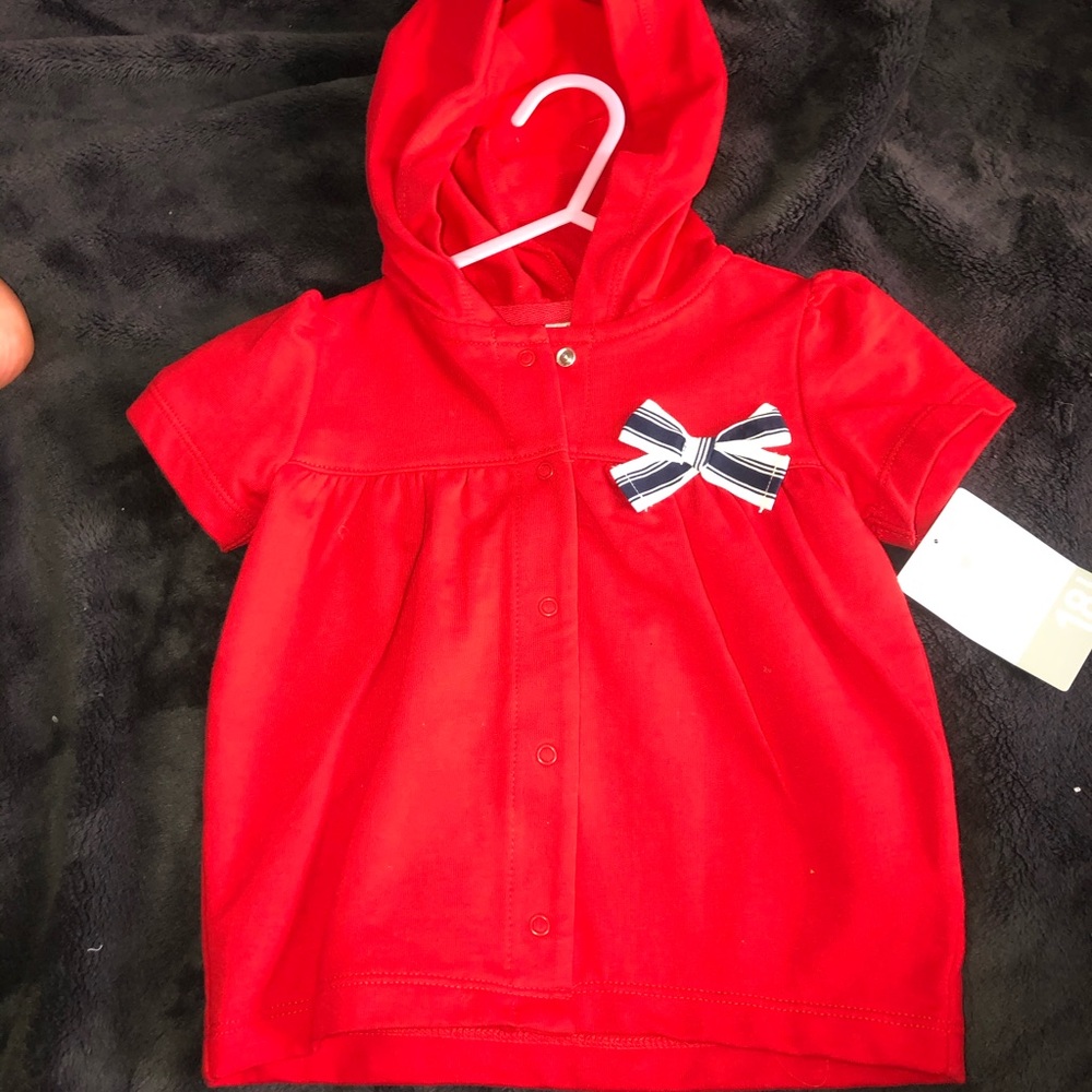 Caters button up hoodie t-shirt 18 M